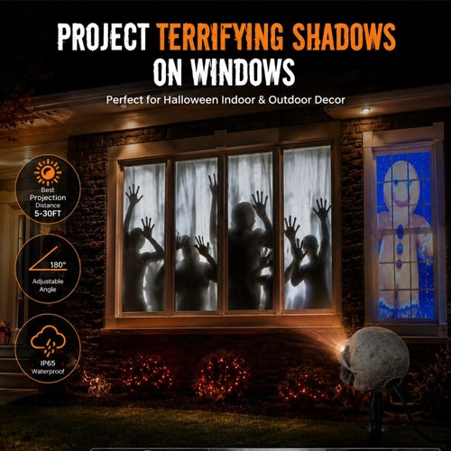 Smart Halloween Skull Projector