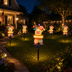 Solar Welcome Clown Garden Stake Light