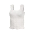 Square Neck Jacquard Tank top
